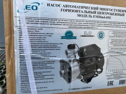 Насос автоматический многоступенчатый горизонтальный центробежный LEO модель EMHm4-4SE