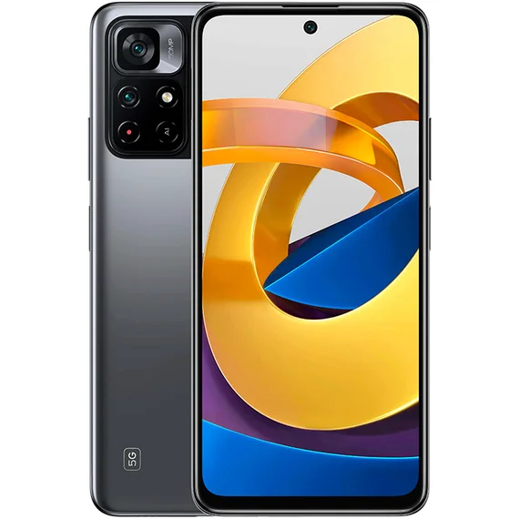 Смартфон XiaoMi Poco M4 Pro 5G 4/64GB Power Black (Черный) EAC Оф. Гарантия