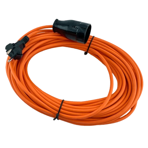 Удлинитель силовой шнур GLANZEN штепс. гнездо ПВС 2х1 10 м арт. ES-10-002