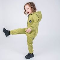 Комбинезон с капюшоном и карманами "Бамбук" утепленный