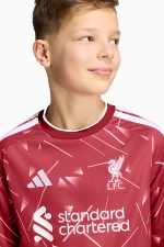 Футболка с длинными рукавами adidas Liverpool FC 26/27 Home Junior - бордовый