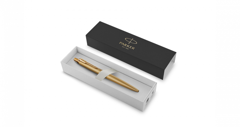 Подарочный набор: Jotter XL SE20 Monochrome в подарочной упаковке, цвет: Gold, стержень Mblue и Ежедневник недатированный, черный.