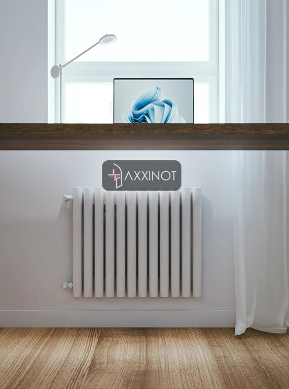 Axxinot Mono V 600 - вертикальный трубчатый радиатор высотой 600 мм, белый