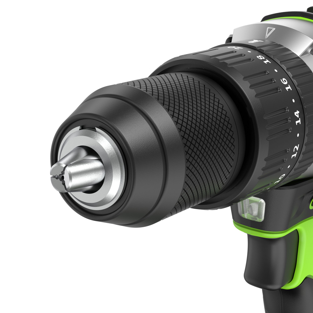 Дрель-шуруповерт ударная Greenworks GD24DD60, 24V, бесщеточная, 60Нм, без АКБ и ЗУ ,3704107