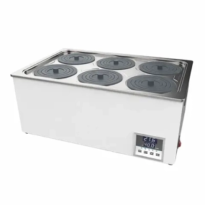 Баня водяная 6-ти местная на 18 л, рабочая камера 450х300х130 мм, мощность 1200 W, нагрев 100°C, Лаборио WB100-6F