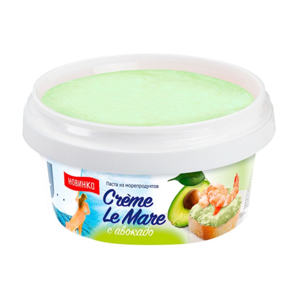 Паста из морепродуктов с авокадо Creme Le Mare 150г