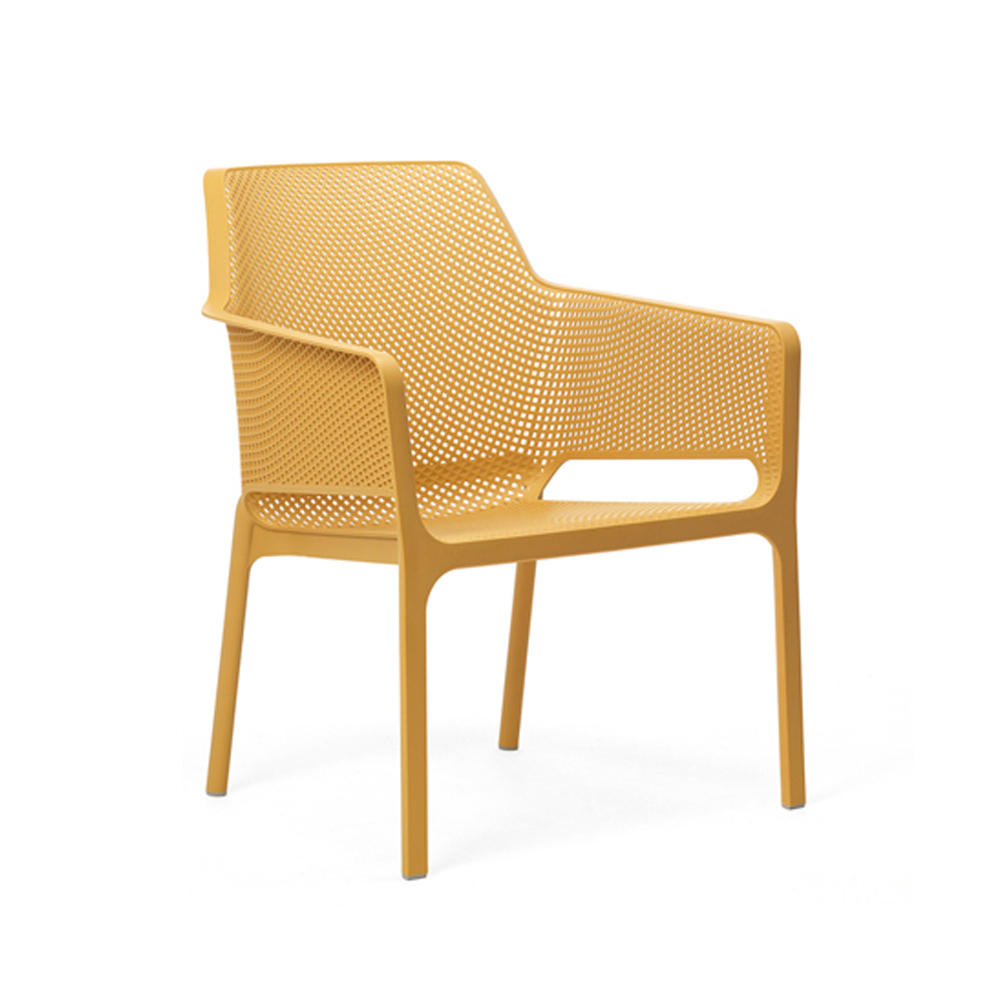 Комплект пластиковой мебели Nardi Net Relax, горчичный