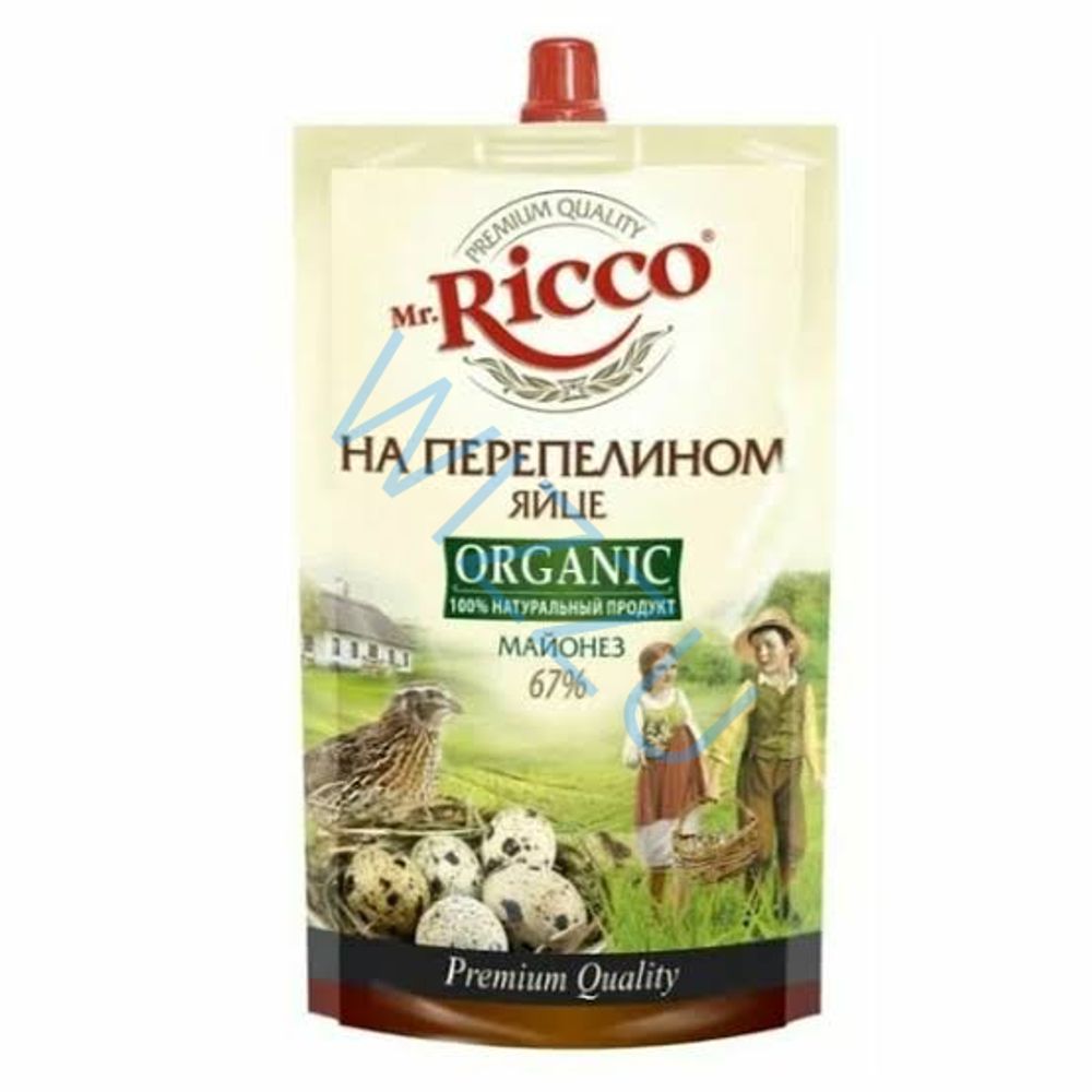 Майонез на перепелином яйце Mr.Ricco, 200 мл