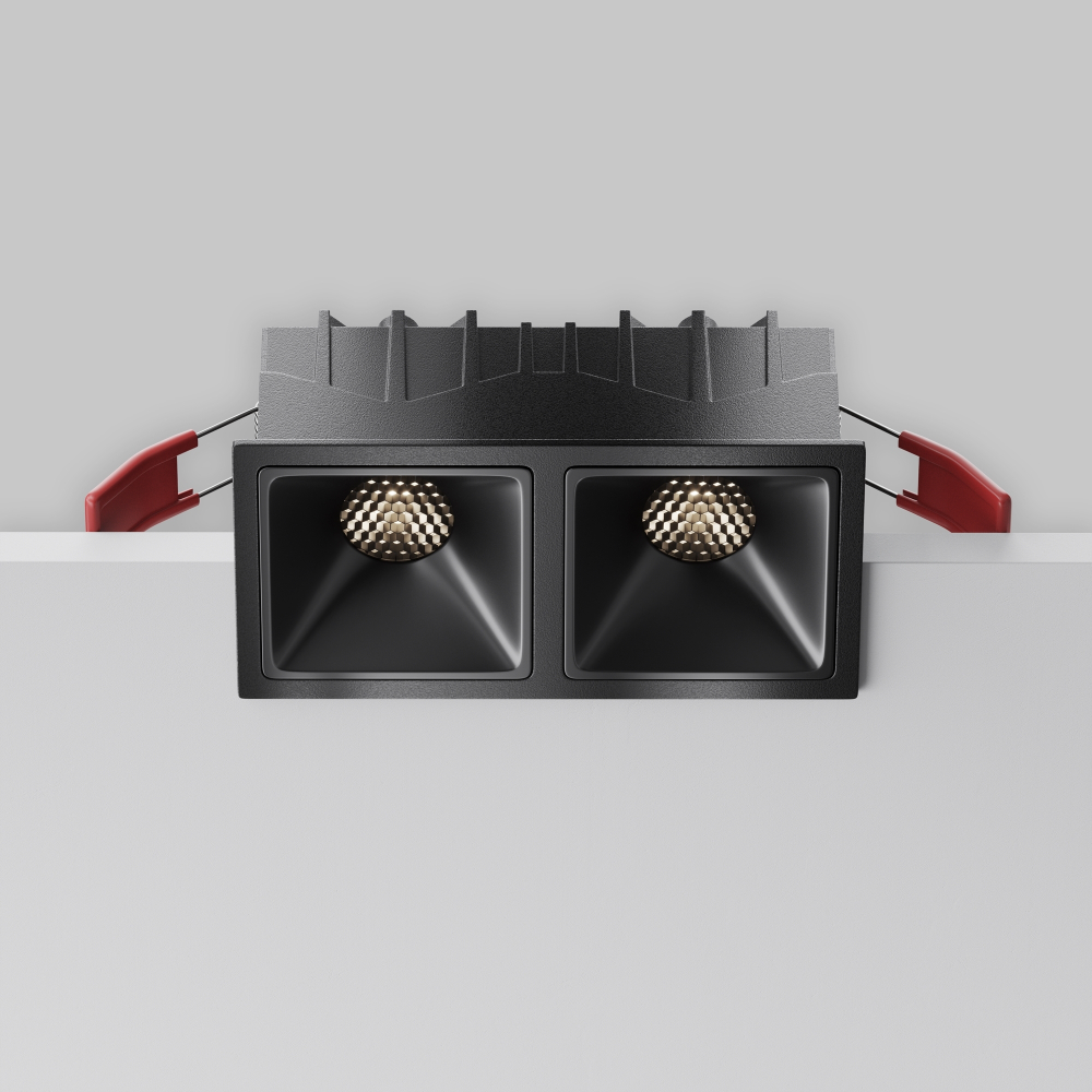 Встраиваемый светодиодный светильник Maytoni Alfa LED DL043-02-10W4K-SQ-B-1