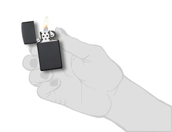 Зажигалка ZIPPO 1618 Slim® Black Matte