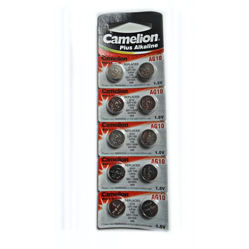 Элемент питания Camelion AG-10 BL/10 (комплект 10 шт)