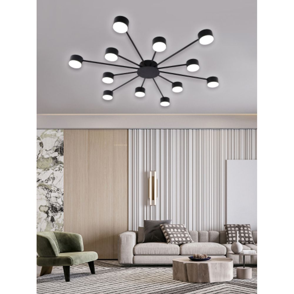 Люстра Rivoli Leona 3184-312 12хGX53 15 Вт модерн | Модерн