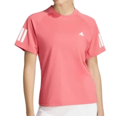 Женская теннисная футболка Adidas Club Climacool - pure turbo