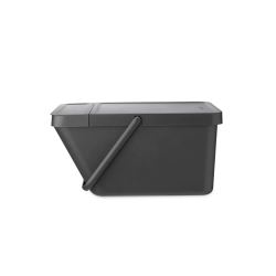 Brabantia Контейнер для мусора Sort & Go 20л для сортировки, серый 277726
