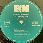 Egberto Gismonti ‎– Sol Do Meio Dia (Германия 1978г.) ECM