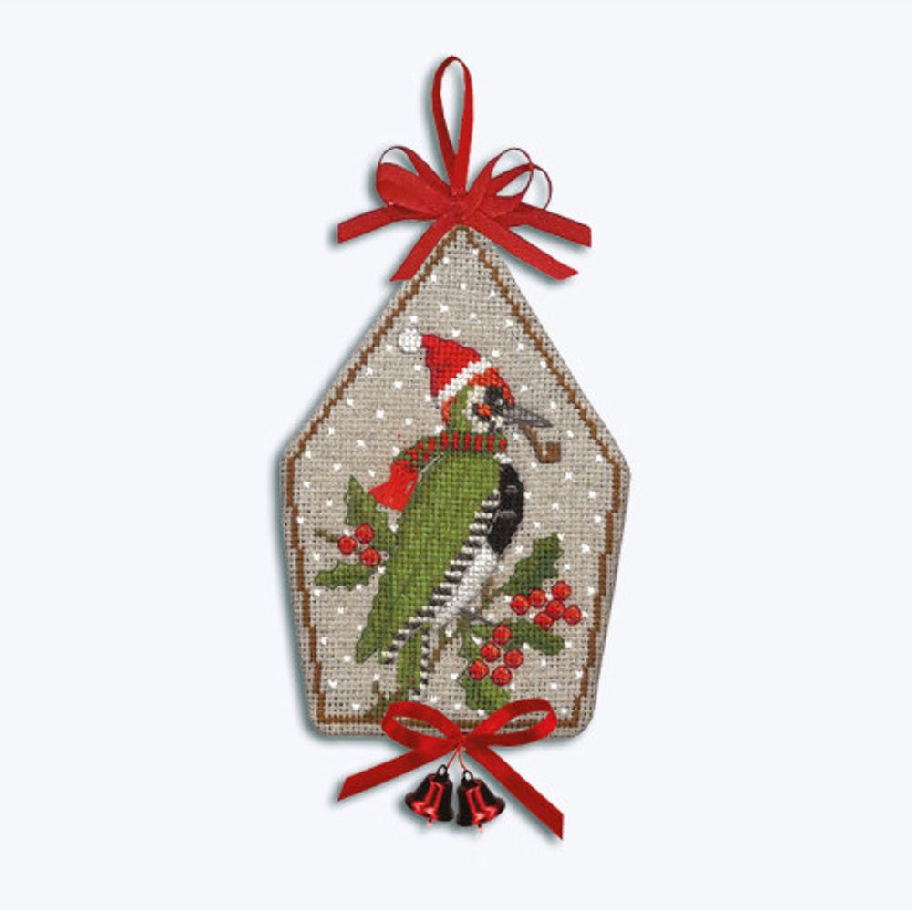 Набор для вышивания нитками Le Bonheur des Dames елочной игрушки Little house-Woodpecker(Маленький домик дятла) Набор для вышивания нитками Le Bonheur des Dames елочной игрушки Little house-Woodpecker(Маленький домик дятла)