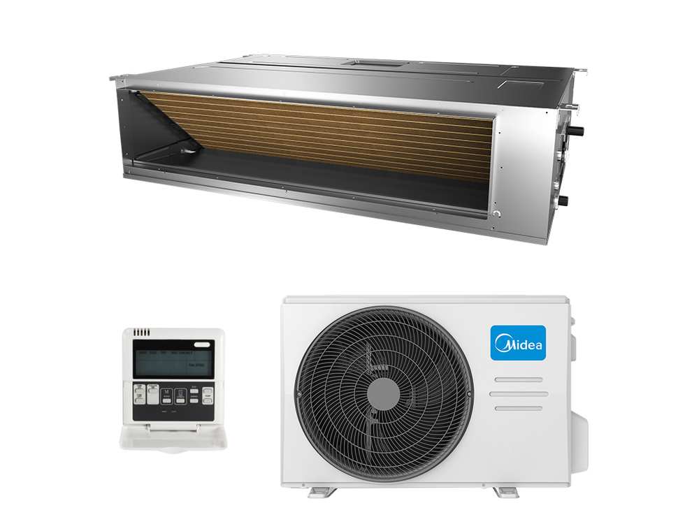 Канальная средненапорная сплит-система Midea серии MTI/MOU MTI-18HWN1-QB6/MOX330U-18HN1-QB6