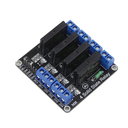 Модуль твердотельного реле (4 канала) Omron ССР G3MB-202P DC 5V для Arduino АС250В, 2А