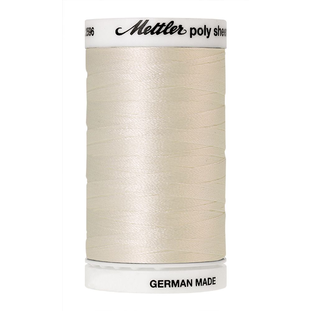 Нить вышивальная Mettler Poly Sheen #40 (800 м), 5 кат. | цв. 0101 Нить вышивальная Mettler Poly Sheen #40 (800 м), 5 кат. | цв. 0101