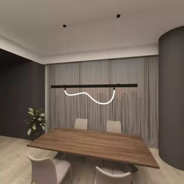 Фиксатор трекового светильника DK8064-BK чёрный Smart Ray Denkirs