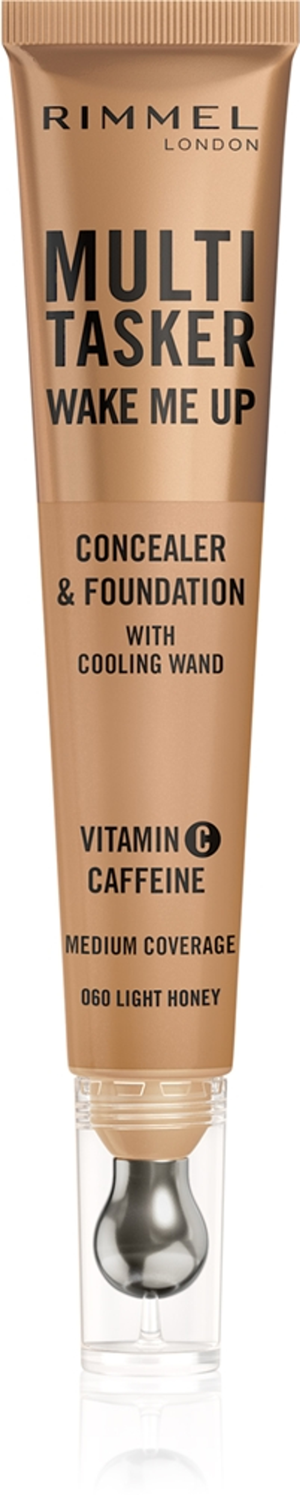 Rimmel Multi-Tasker Wake Me Up - Подклад и корректор с эффектом осветления оттенок 60 Light Honey, 20 ml