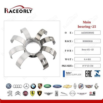 Вкладыши коренные +0,25 Mercedes-Benz OM651