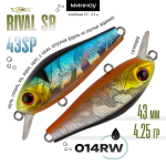 Воблер TsuYoki RIVAL SR 43SP (43мм, 4.25гр)