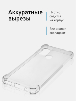 Чехол ROSCO для Motorola Moto G60S оптом (арт. MOTO-G60S-HARD-TPU-TRANSPARENT)