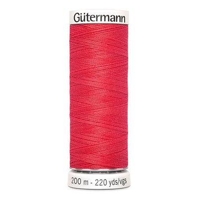 Нитки универсальные Gutermann Sew-all 100 (200 метров), 5 кат. | 016 красный коралл