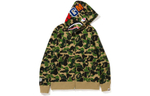 A Bathing Ape Big Abc Camo Shark Full Zip Худи зеленый