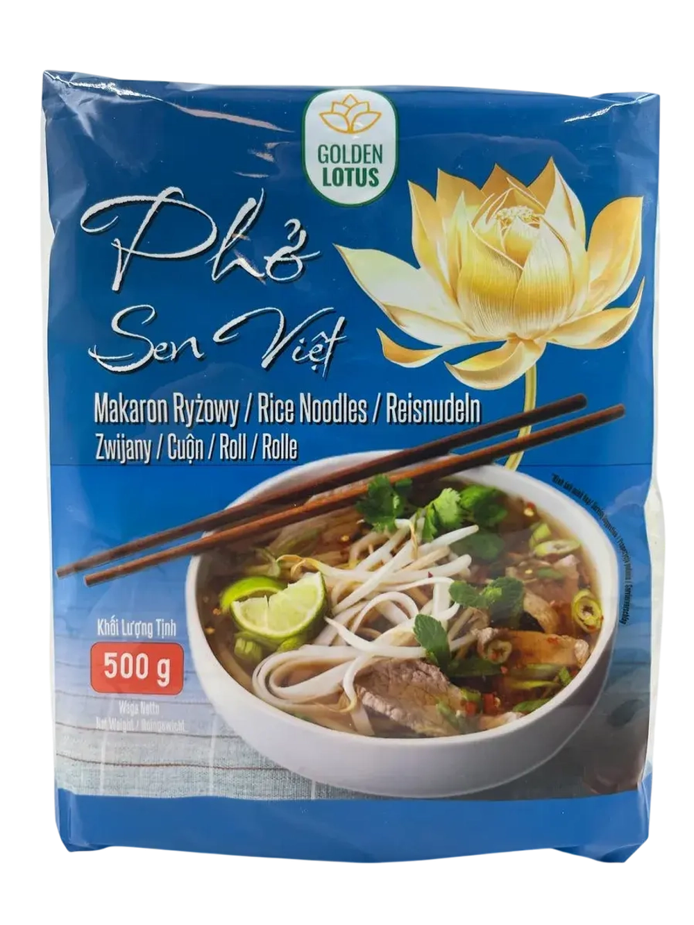 Лапша рисовая Golden Lotus , 500гр.