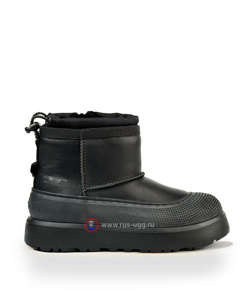 UGG KIDS MINI WEATHER HYBRID Black Leather