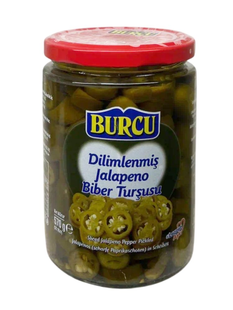 Перец халапеньо Burcu Jalapeno Biber 570 г