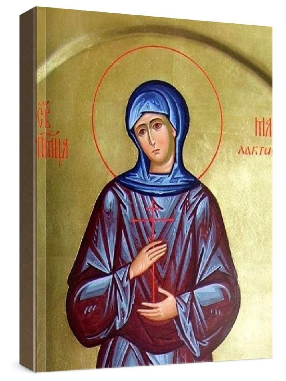 Мария Лактионова (рукописная икона)