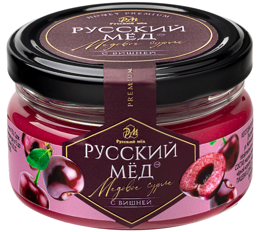 Медовое суфле с вишней Русский мёд 100 мл