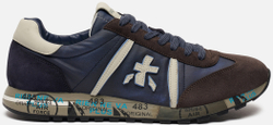 Premiata Lucy 4931 sneakers синие с коричневым