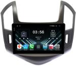 Магнитола для Chevrolet Cruze 1 2012-2015 (рамка серебро) - FarCar S280 монитор 9.5" IPS на Android 13, CarPlay