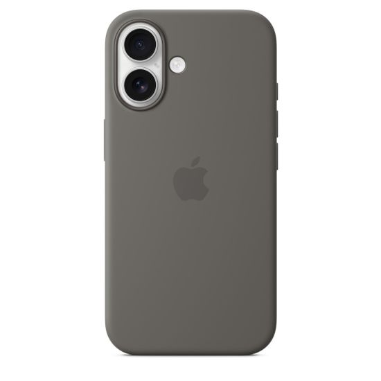 Чехол Silicone Case MagSafe для iPhone 16 Серый