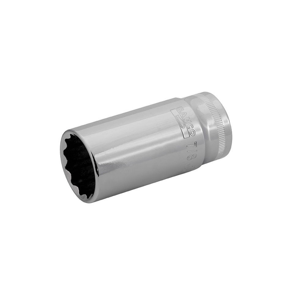 Головка 12-ти гранная удлинненная дюймовая 5/8", квадрат 3/8" , BAHCO (Швеция)