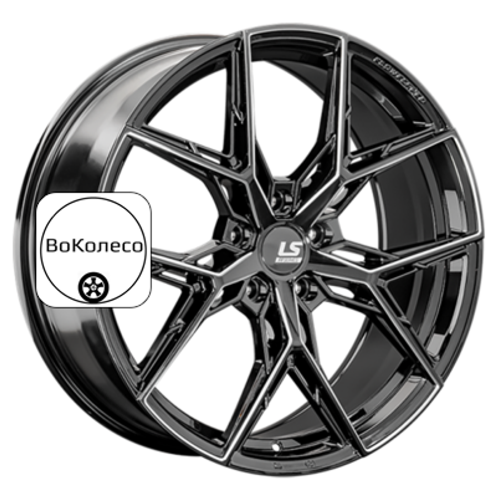 8,5x20/5x108 ET38 D65,1 RC82 BK+SSF (конус) LS FlowForming