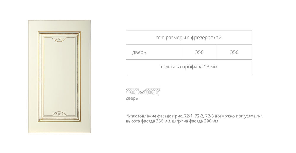 Фасад патинированный рис. 72-1