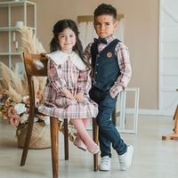 Рубашка фланелевая "Клетка кварц"