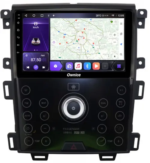 Магнитола для Ford Edge 2010-2015 - Kuberg SF-9065-B IPS, Android 10, 4G SIM-слот