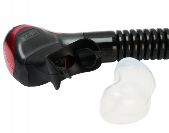 Трубка TUSA Hyperdry Elite II черный/розовый