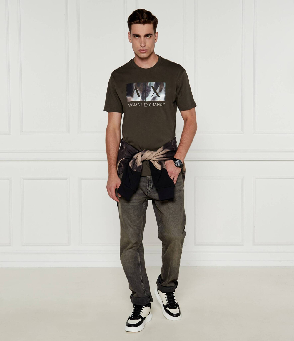 Футболка Armani Exchange - хаки(6DZTHF ZJH4Z)