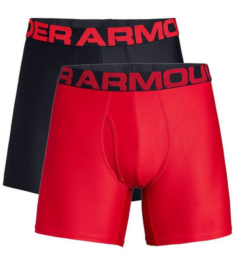 Мужские спортивные боксеры Under Armour UA Tech Boxerjock 2-Pack - red