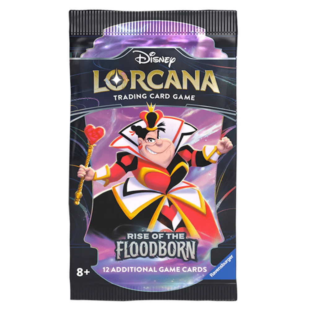 Бустер Lorcana TCG выпуска Rise of the Floodborn на английском языке