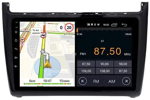 Магнитола для Volkswagen Polo 2009-2020 - Parafar PF968LUX1FHD на Android 13, CarPlay, 4G SIM-слот