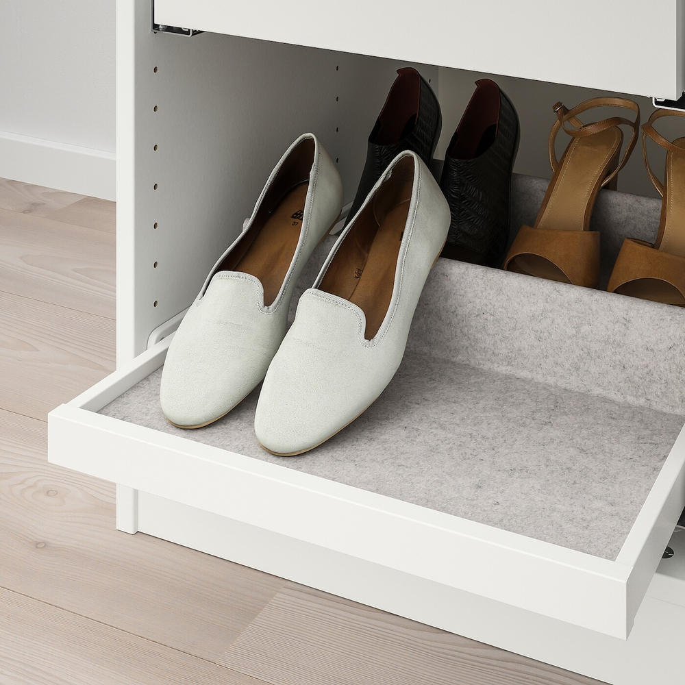Полка выдвижная IKEA KOMPLEMENT (КОМПЛЕМЕНТ), Белый, 50x58 см
