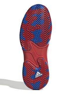 Мужские кроссовки теннисные Adidas Barricade M - белый